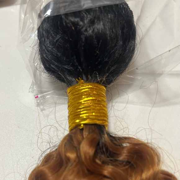 Ombre Brown Bundles 1B30 Curly Wave Bundles Ombre Two Tone 26 Inch Track Hair - Picture 5 of 10